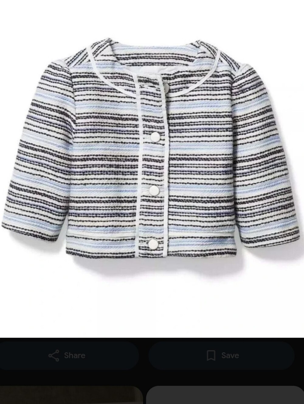 Janie & Jack Girls Tweed Style Blazer NWT sz 12